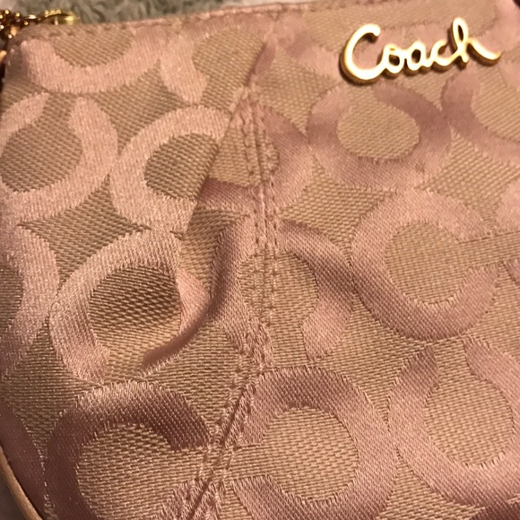 Pink Coach Wristlet - Picture 3 of 3